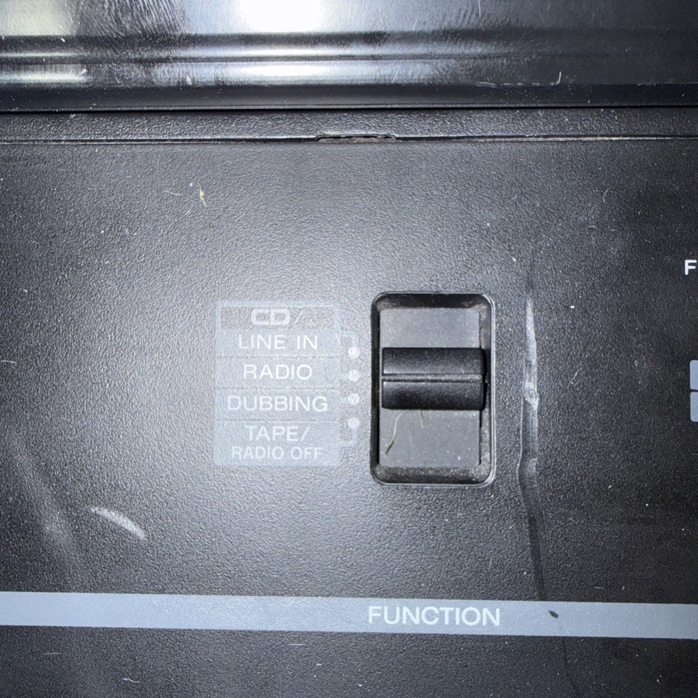 Sony CFS-DW34 Radio-Cassette Recorder Mega Bass‎ CD Line Dubbing EXCELLENT NICE - Picture 8 of 12